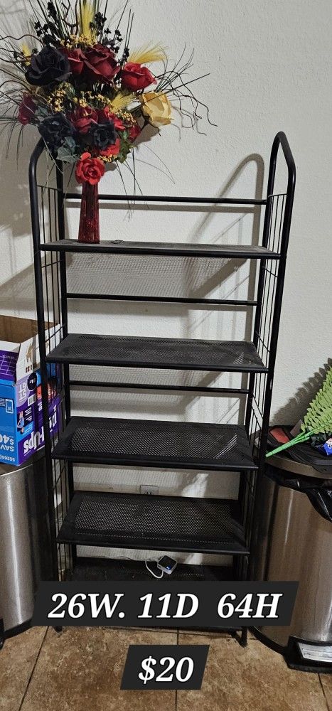 Black Standing Shelf