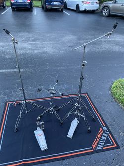 Pearl double braced drum hardware set