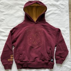Marks&Spencer Gryffindor Harry Potter Kids Sweatshirt Hoodie Cozy Size 7-8 YRS