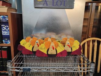 Handcrafted Wooden Thanksgiving Turkeys