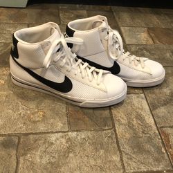 Nike Sweet Classic High Top White And Black Menβs Size 12