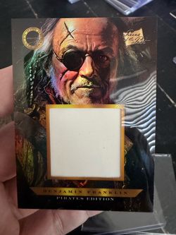 2025 Pieces of the Past Benjamin Franklin JUMBO Cloth Relic