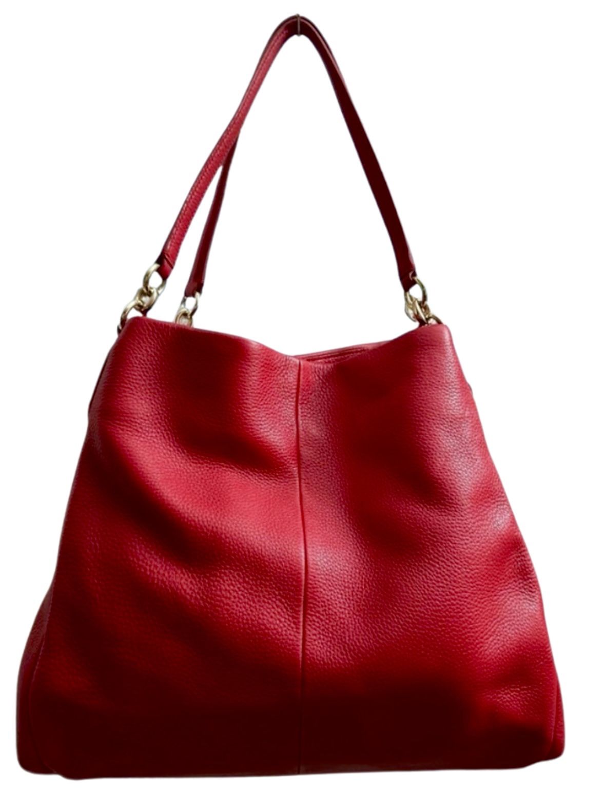 Coach Phoebe Pebbled Leather Satchel