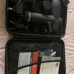 Like New- Aura Revive Massage gun set