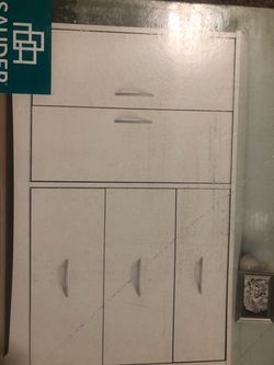 New White Storage Cabinet Drawers