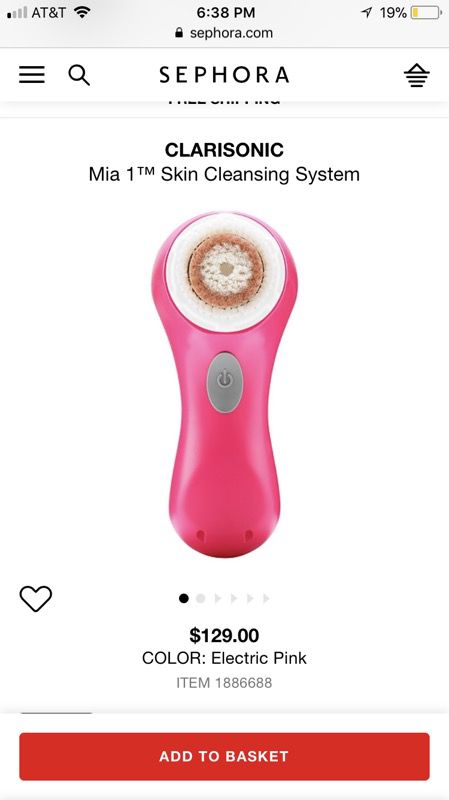 CLARISONIC IN PERFECT CONDITION /WITH CHARGER AND FOUNDATION NEW BRUSH