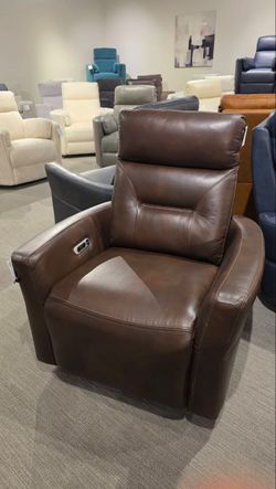 Comfortable Top Grain leather Power Recliner with power Headrest!!! 4 Colors available...