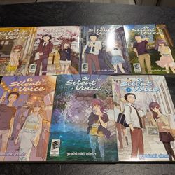 A Silent Voice Volumes 1 - 7 English Manga 