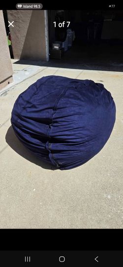 Large Navy Blue Bean Bag Chair