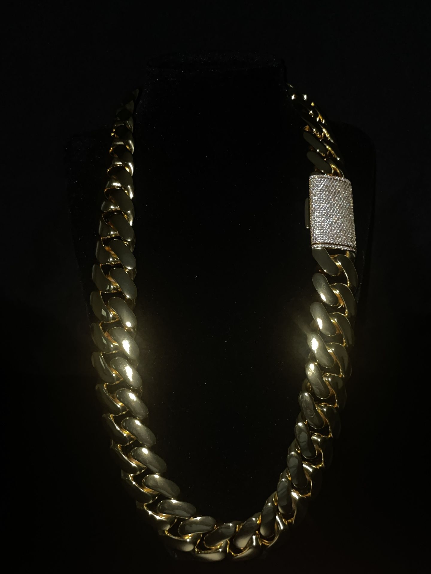 Gold Plated Cuban Miami Chain