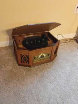 Emerson NR303TT AM/FM Stereo Cassette CD Record Player PHONOGRAPH 19"LX13"WX10"H