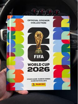 Hard cover panini 2026 World Cup album
