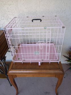 Brand New Pink Dog Cage Crate Kennel 