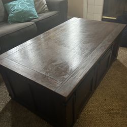 Coffee Table With Storage And End Table 
