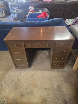 Small 7-drawer lightweight student desk, just $35