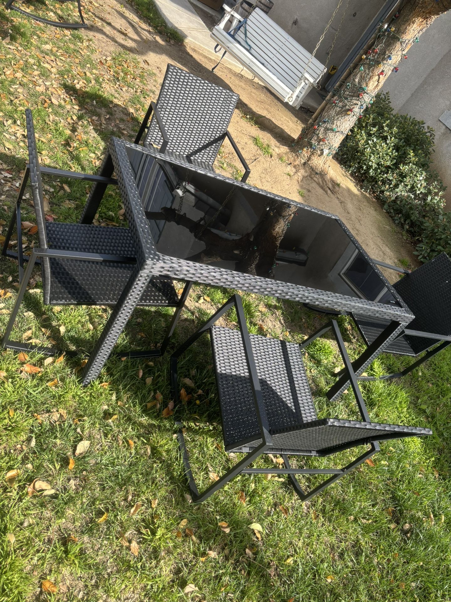 Piece Outdoor Patio Furniture Dining Set Brand New Just