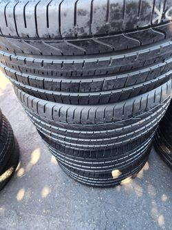 4 tires 285/40r22 Pirelli pzero