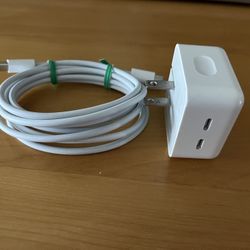 Apple Macbook Dual USB-C Wall Charger Adapter