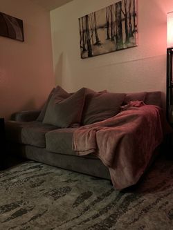 Feather couch.