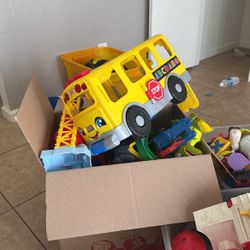 Huge Boxes Of Kids Toys 