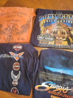 Harley tee shirts $25 each