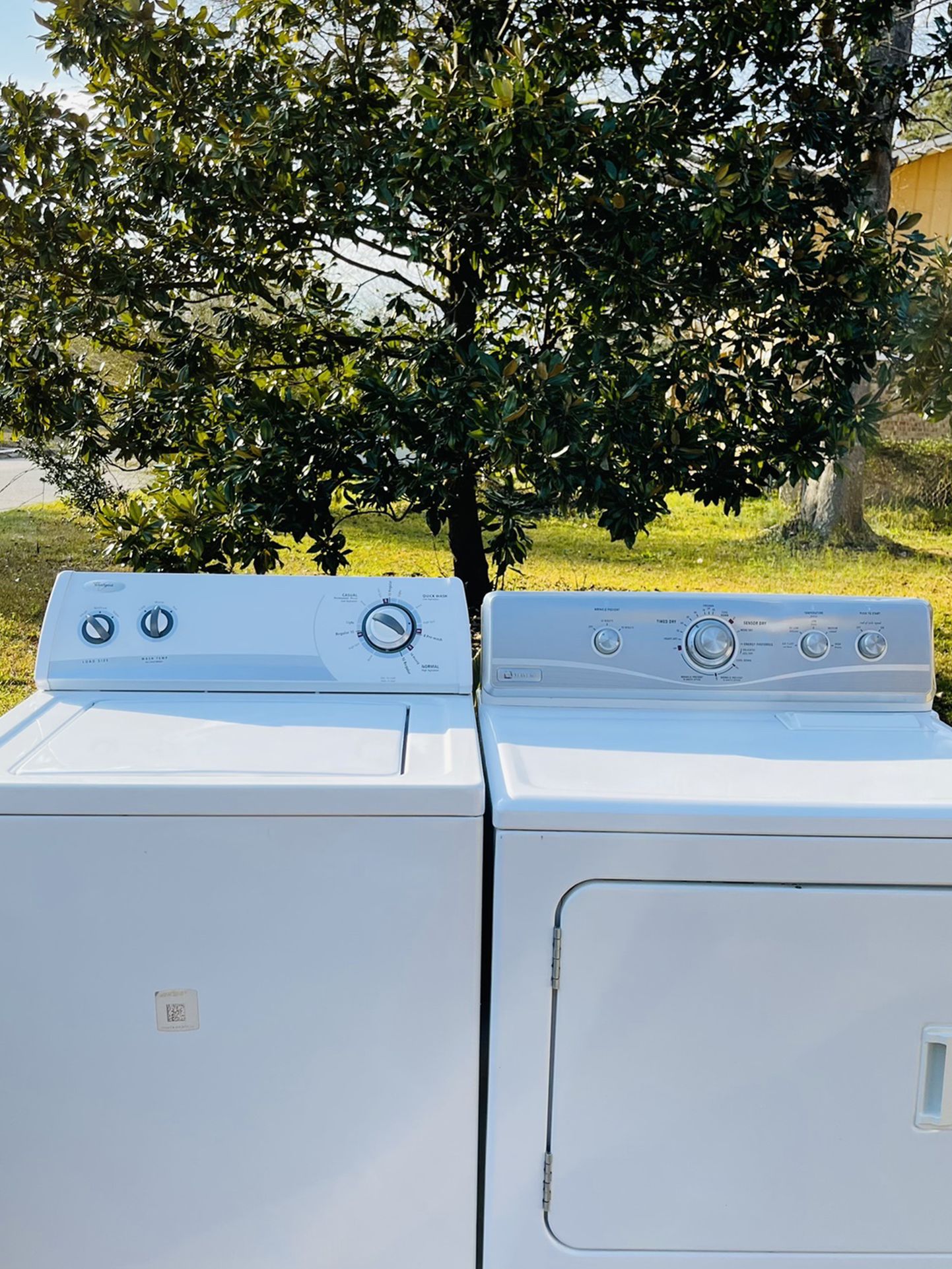 Whirlpool Washer and Maytag Dryer Set Available