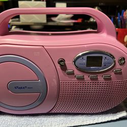 Lennox Street Beat Pink CD Player CD-10 Tested Working portable