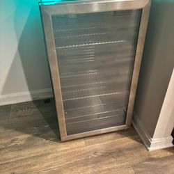 Insignia Stainless Steel Mini Fridge - 115V, Freestanding