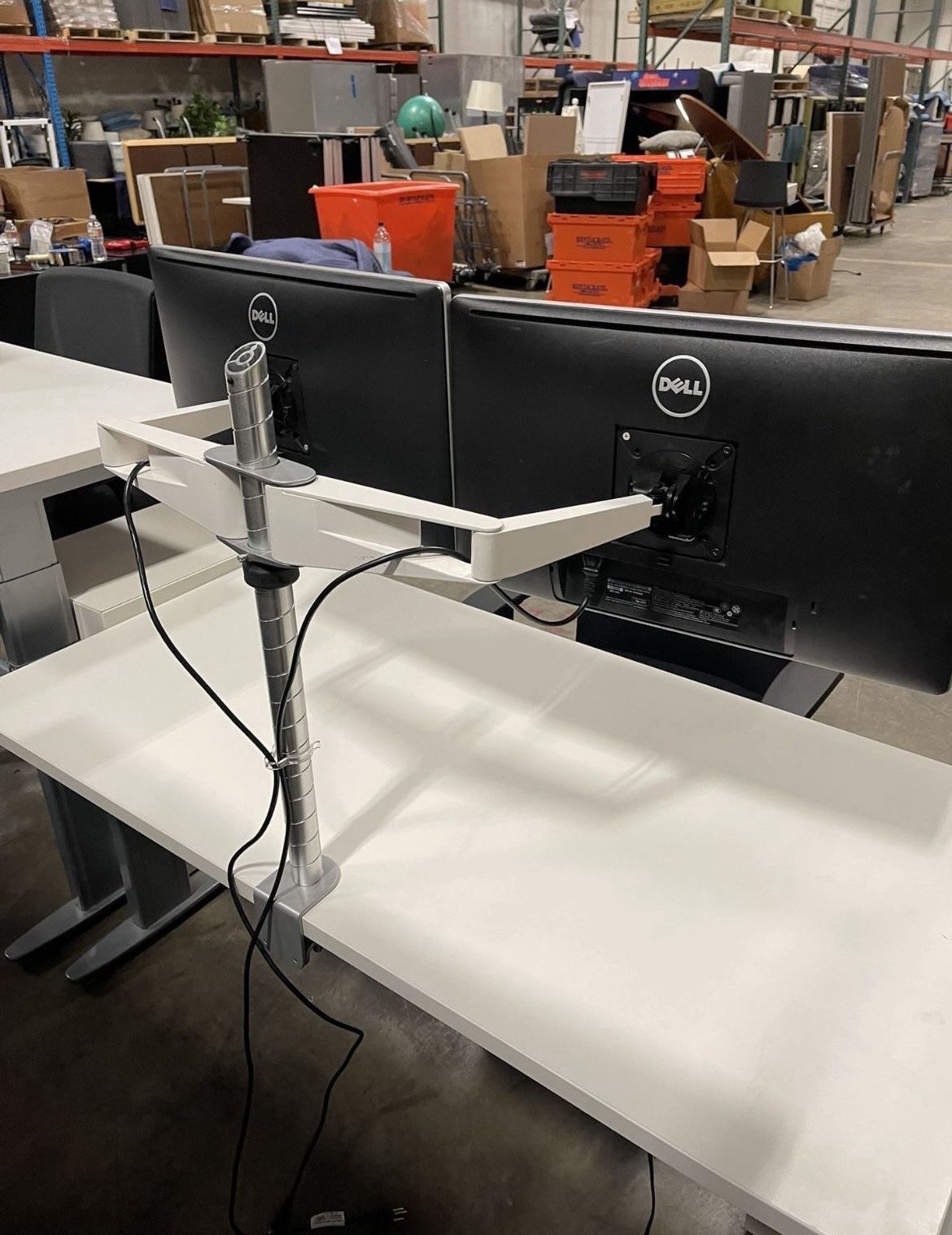 Knoll Dual Sapper Monitor Arm! We Also Have Standing Desks, Chairs, Monitors, And More!!!