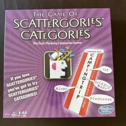 Scattergories game