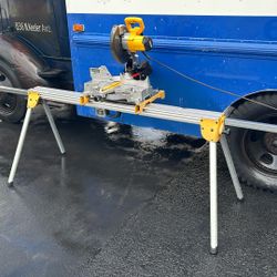 DeWalt DW703 10 inch miter saw with stand