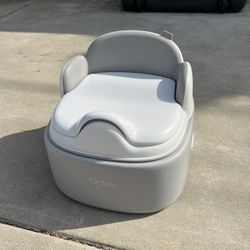 Portable Full Comfort Floor Potty Chair