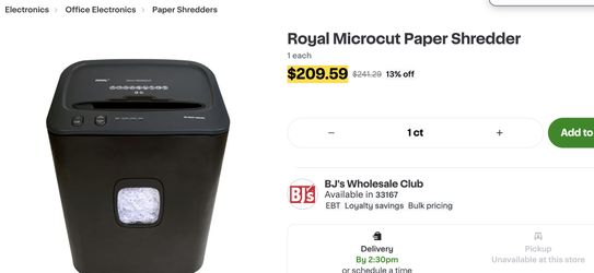 Royal Professional Paper Shredder