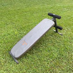 Abdominal Slant Bench 3 Position Ankle Rollers Fitness Gym Exercise