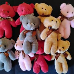 Small Bears Keychains lot of 10 
