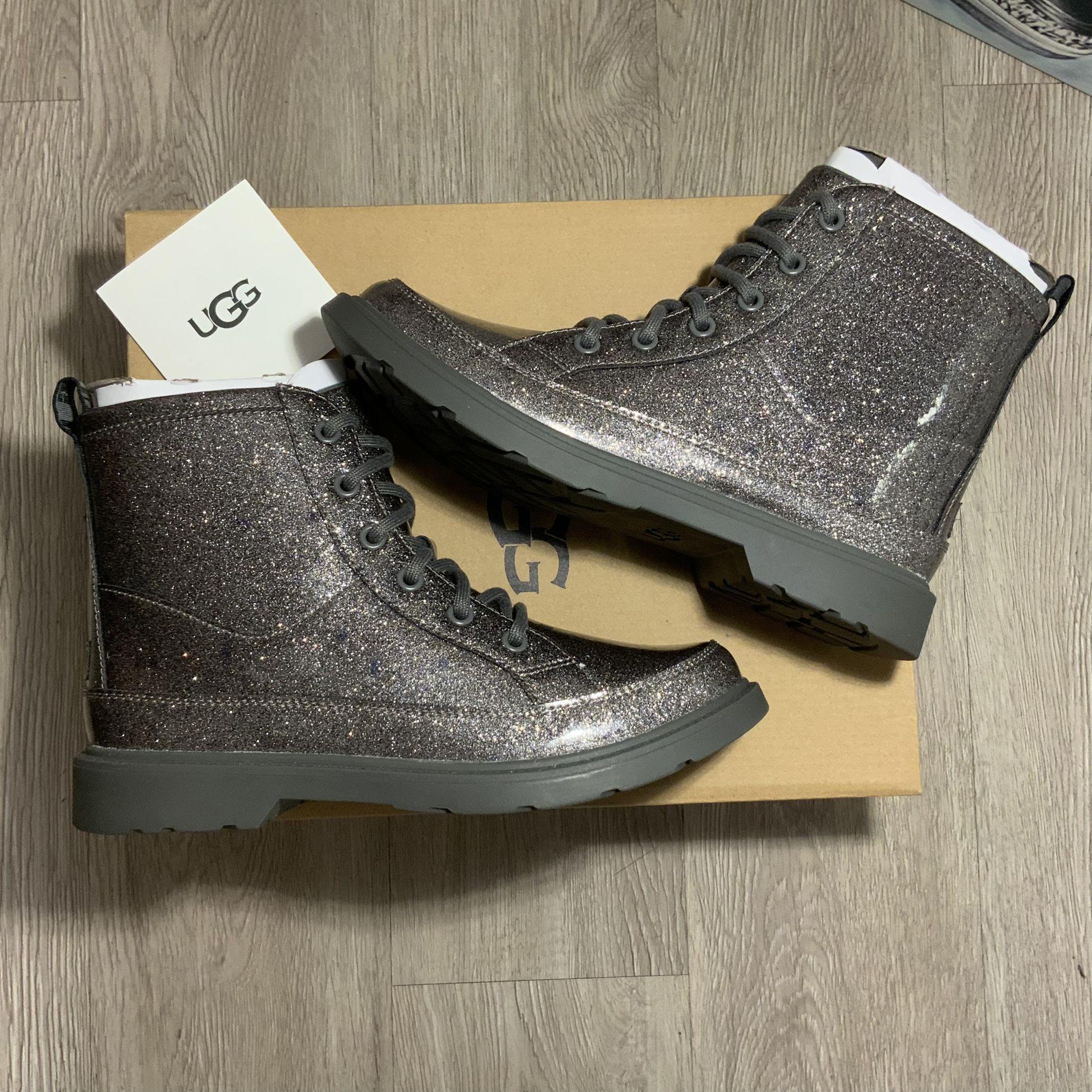 UGG Black Ankle Boots with Silver Details UGG Women main image 3