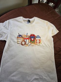 Womans Baseball drink teeshirt