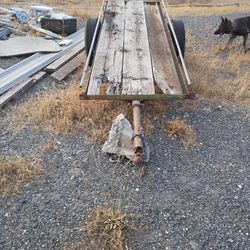 10' X 3' Old Farm Trailer 