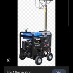4 In 1   Generator/Welder/Air Compressor/Light Pole