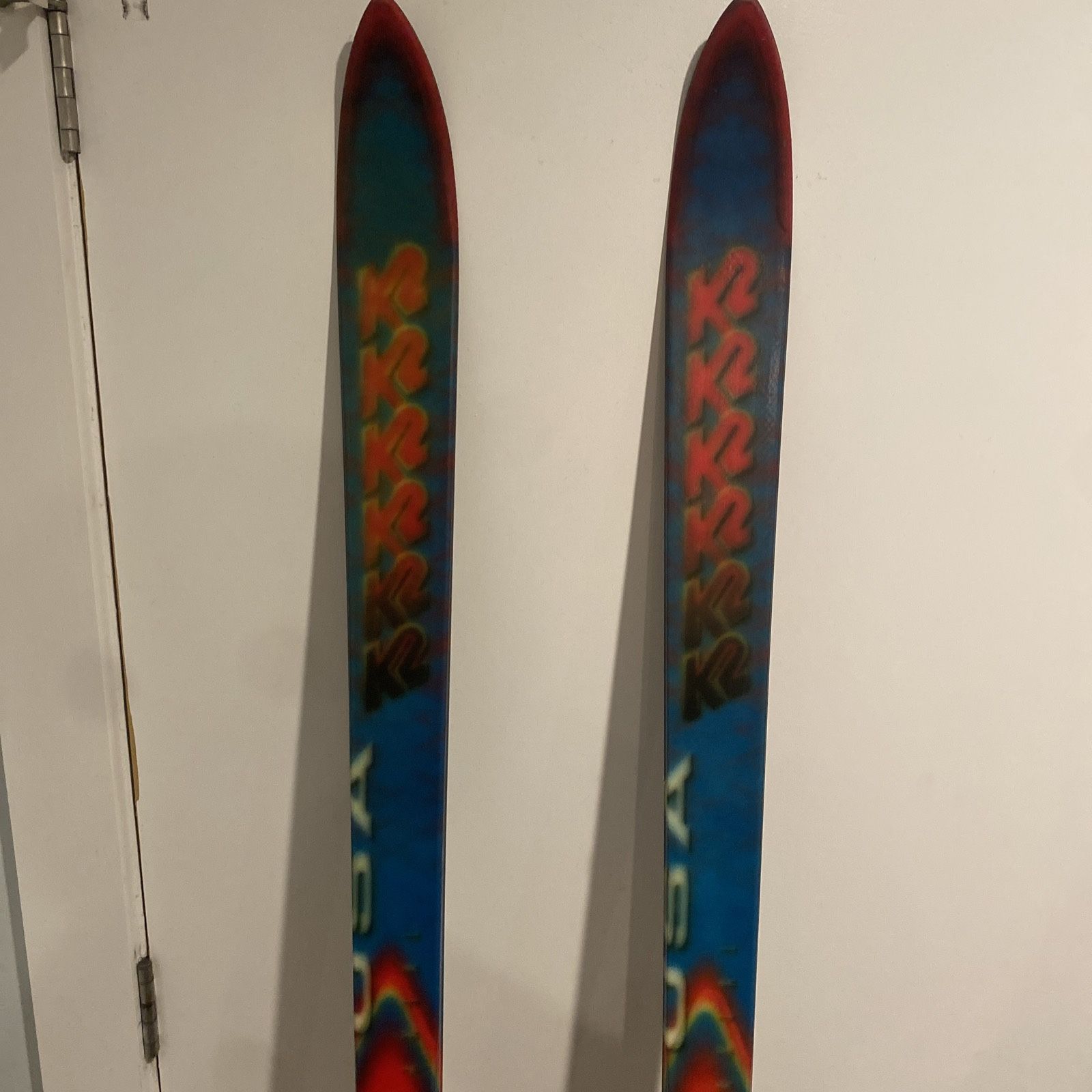 k2 extreme skis 1994 GS RACE 10.0 Vintage Snow 1990's Grateful Dead Dark Star