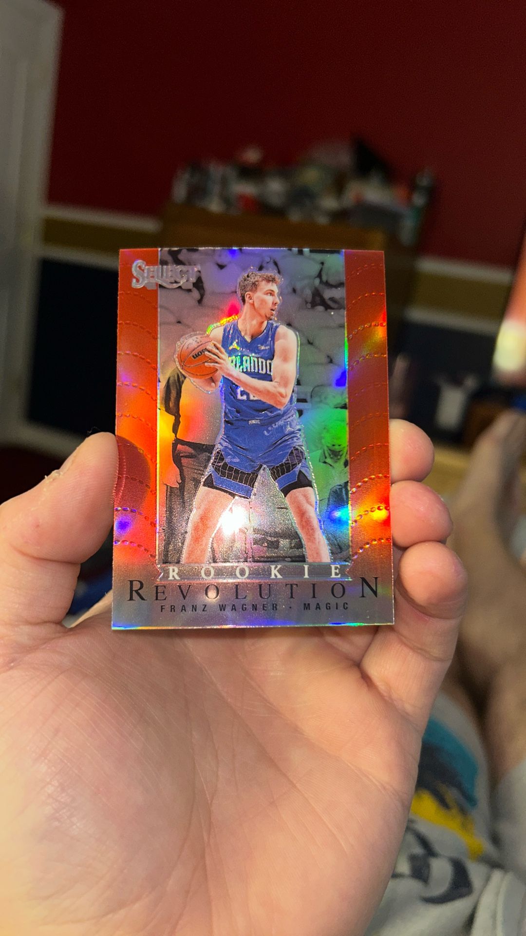 2021-22 Panini Select #24 Franz Wagner Rookie Revolution Red RC Orlando Magic