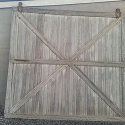 Genuine vintage barn door