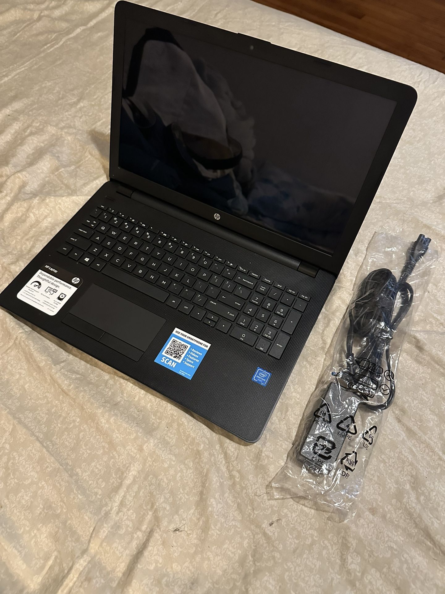 HP Black 15.6” Touchscreen Essential Laptop