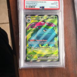 PSA 10 Venusaur ex 182/165 Scarlet & Violet 151 