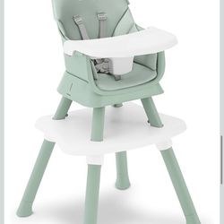 Jeep Milestone 6-in-1 High Chair - Sage Green