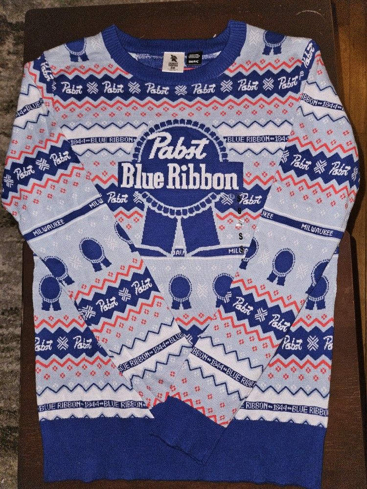 Pabst Bue Ribbon Sweater 