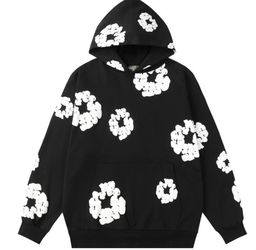 Denim Tears Cotton Wreath Hoodie Black