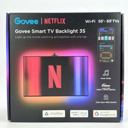 Govee H6098AD5 Netflix DreamView T3S Smart TV Backlight for 55-65" TVs - SEALED