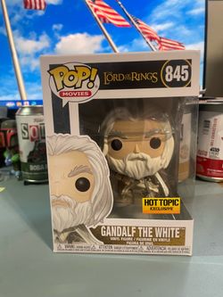 Funko Pop Movies The Lord Of The Rings #845 Gandalf The White Hot Topic Exclusive