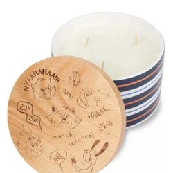 Disney Parks Critters 3 Wick Citronella Scented Soy Wax Candle with Lid - New